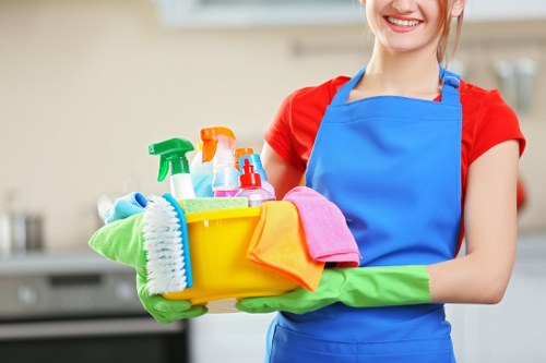 Professional house clearance team at work