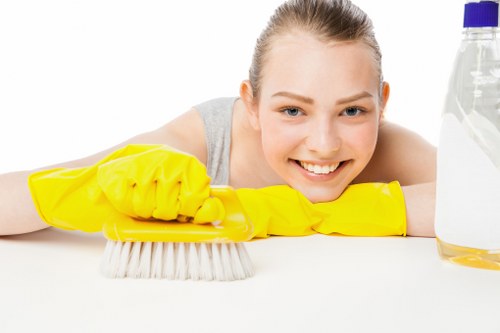 Before and after images of deep cleaning service