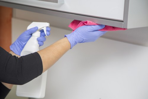 Advanced cleaning technology at work